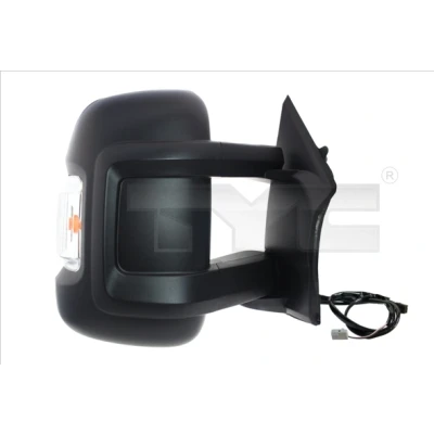 Immagine di specchio retrovisore esterno Tyc 309 0156 Sx per regolazione elettrica specchio, convesso, termico, con sensore temperatura, Braccio medio