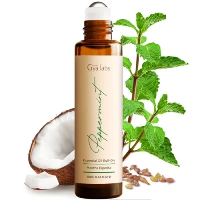 Immagine di Gya Labs Roll On con olio essenziale di menta piperita (10 ml) Profumo dolce e