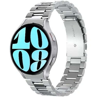 Immagine di Spigen Modern Fit Cinturino Compatibile con Samsung Galaxy Watch 6 44mm 2023 Argento