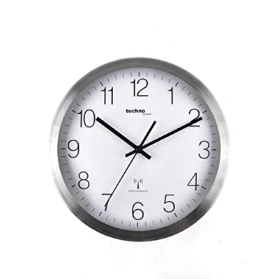 Immagine di Technoline Orologio da parete WT 8910 Funk, telaio in metallo, Ø 30 cm
