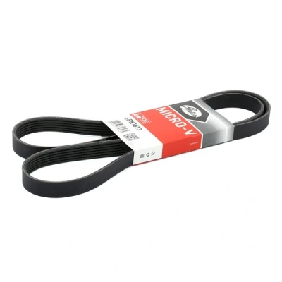 Immagine di GATES 6PK1613 Cinghia Poly V 1613 6 Poliestere, EPDM (Etilene Propilene Diene Caucciù) RoadMax Value Line AUDI: A4 B7 Avant, B6 Avant