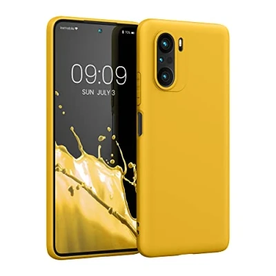 Immagine di kwmobile Custodia Compatibile con Xiaomi Mi 11i / Poco F3 Cover Back Case per Smartphone in Silicone TPU Protezione Gommata miele