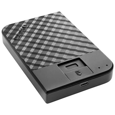 Immagine di Verbatim Store n Go Fingerprint Secure 2 TB Hard Disk esterno da 2,5 USB 3.2 (Gen 1x1) Nero 53651