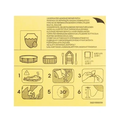 Immagine di Bestway 62091 Toppa di Riparazione Resistenti all&#039;Acqua 10 Pezzi
