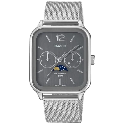 Immagine di Casio Orologio Multi quadrante al Quarzo Uomo con Cinturino in Acciaio Inossidabile MTP M305M 8AVER