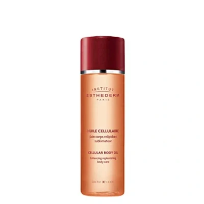 Immagine di Institut Esthederm Olio Corpo Huile Cellulaire Secco Relipidizzante Nutre e Lenisce Per Tutti i Tipi di Pelle, Pelle Secca Disidratata Flacone 125 ml