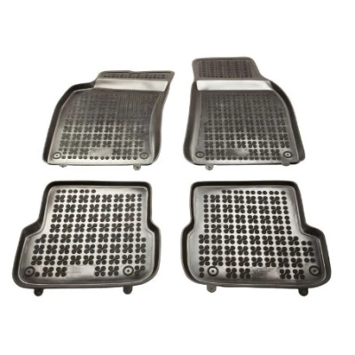 Immagine di REZAW PLAST 200317 Set tappetino Gomma anteriore e posteriore nero AUDI: A6 C6 Avant