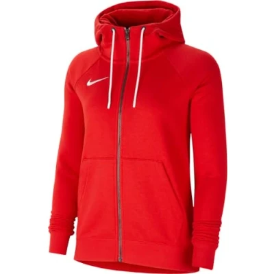 Immagine di Nike Performance W NK FLC PARK20 FZ Hoodie Felpa con zip University red white, Donna, Taglia: XL, white