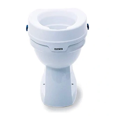 Immagine di Rialzo per WC Senza Coperchio Invacare Aquatec 90 Disabili e Anziani Water Resistente Comodo
