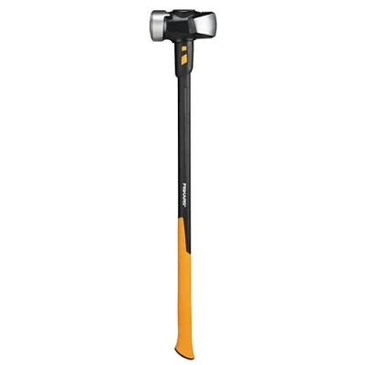 Immagine di Fiskars Mazza IsoCore XL per Affondare Pali nel Terreno o Lavori di Demolizione, Lunghezza: 92 cm, Peso: 5,67 kg, Nero/Arancione, 1020164