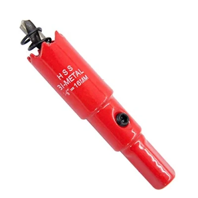 Immagine di 16mm Hole Saw Drill Bit HSS Cutter with Arbor for Wood and Metal LAIWEI (5/8&quot;(16mm))