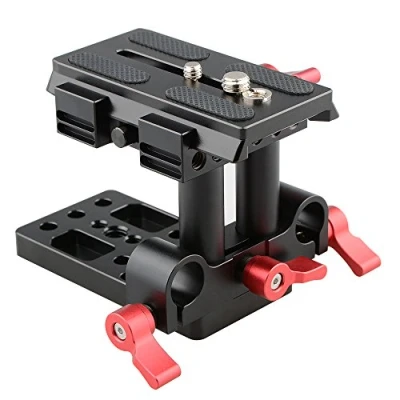 Immagine di CAMVATE Quick Release Mount base QR piastra per Manfrotto 501/504/ 577/701 accessorio standard (rosso)