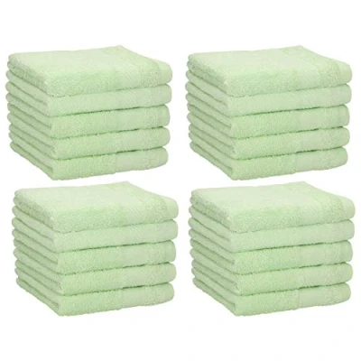Immagine di Betz 20 Lavette salvietta asciugamano per il bidet Neapel 100% cotone misure 30 x cm diversi colori Colore verde