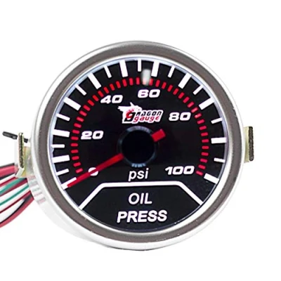 Immagine di E Support™ 12V Auto Motore 2&quot; 52mm Universale Pressione dell&#039;olio Manometro