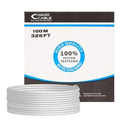 Immagine di Nanocable 10.20.0702 FLEX Cavo di rete RJ45 CAT. 5E FTP AWG24 Flessibile, bobina 100 mts