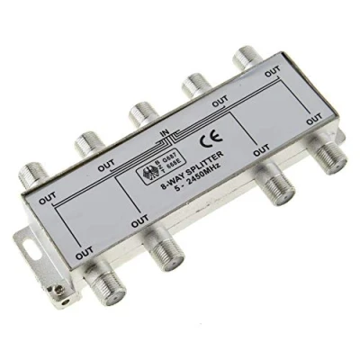 Immagine di Distributore SAT &amp; BK 8 splitter 100 dB schermato HD e Unicable