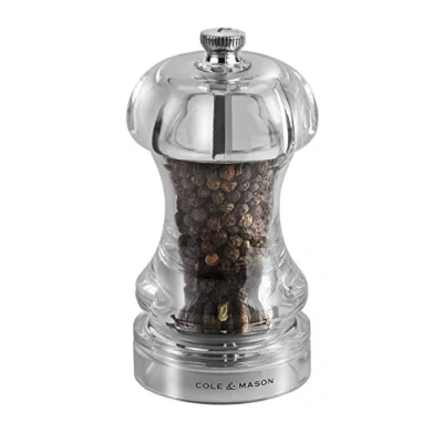 Immagine di Cole &amp; Mason H14501P Capstan Macina Pepe, Precision+, Macinatura Regolabile, Acrilico, 115mm, Include 1 x Mulino