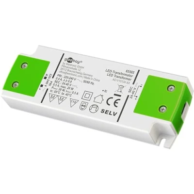 Immagine di Goobay 65585 LED trasformatore 500 mA/20 W/LED per corrente costante/LED driver sorgente di costante/trasformatore illuminazione interna/alimentatore luce