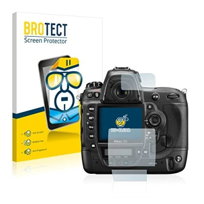 Immagine di brotect Pellicola Protettiva per Nikon D3S Protezione Schermo (2 Pezzi) [Trasparente, Anti Impronte]