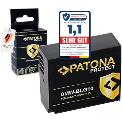 Immagine di PATONA Protect V1 Batteria NTC Ricambio per Panasonic DMW BLG10 BLG10E BLE9 BLE9E DMC GF6 Batterie Compatibile con GF3 GF5 GX7 LX100