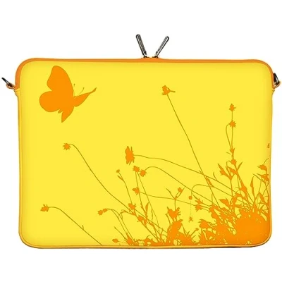 Immagine di Digittrade LS114 10 Summer Netbook Sleeve Laptop Neopren Case Custodia Portatile Borsa Involucro Protettivo 25,9 cm (10.2 pollici), colore: Giallo