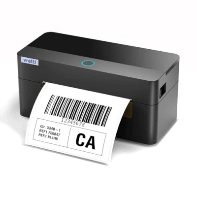 Immagine di vretti stampante per etichette Bluetooth, termica DHL 4 x 6 la Spedizione di pacchi,Compatibile con USPS, FedEx, Shopify, Ebay, Amazon, Supporta Molteplici Sistemi