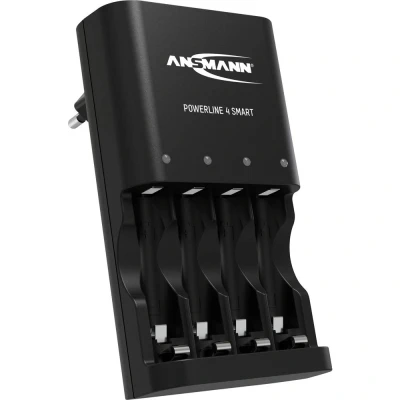 Immagine di Ansmann Powerline 4 Smart Caricabatterie universale NiCd, NiMH Ministilo (AAA), Stilo (AA)