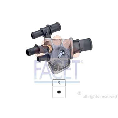 Immagine di FACET 7.8563 Termostato motore 88 Made in Italy OE Equivalent con guarnizione FIAT: Multipla, Marea Weekend, Sedan, ALFA ROMEO: 166, 156 Sedan