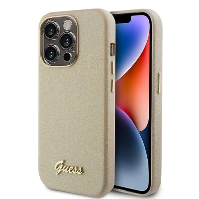 Immagine di GUESS GUHCP15XPGMCSD Custodia rigida per iPhone 15 Pro Max 6,7&quot;, colore: Oro