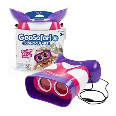 Immagine di Learning Resources Binocolo a visore GeoSafari Jr. Rosa
