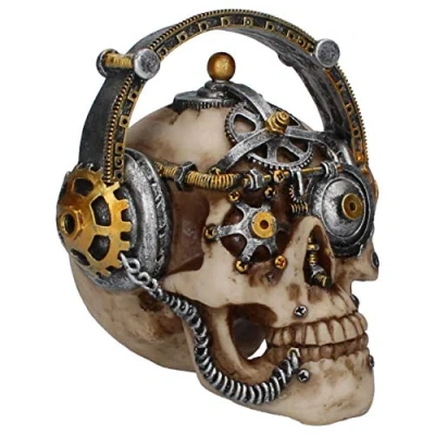 Immagine di Nemesis Now Techno Talk Statuetta piccola, 18 cm, colore: Marrone