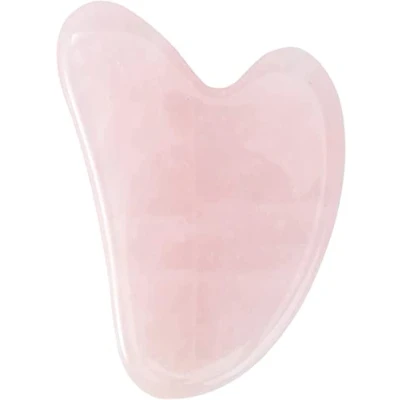 Immagine di WXHN Gua Sha Raschietto Strumenti di Massaggio Jade Guasha Board per Spa Agopuntura Trigger Point Treatment su Viso e Corpo (Rosa)