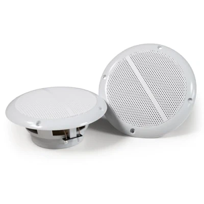 Immagine di Confezione da 2 diffusori incasso per ambienti umidi, 15W RMS, 80W di uscita musicale