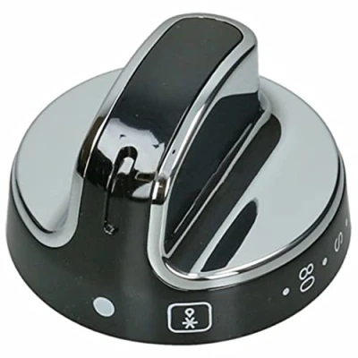 Immagine di SPARES2GO Temperatura Manopola di Controllo compatibile con New World Forno Cucina e Stufe (Nero/Argento)
