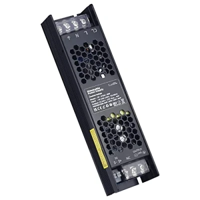 Immagine di VARICART Alimentatore LED 24V Dimmerabile 60W Trasformatore 220 2.5A, Tensione Costante AC a DC Driver, TRIAC &amp; 0/1 10V, Bassa Switching Adattatore PSU per Strisce e Lampadine