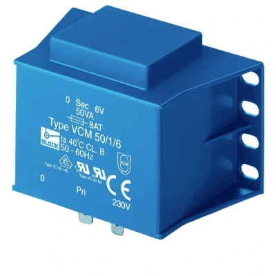 Immagine di EI 66/23 Trasformatore per circuiti stampati VCM 36 VA 230 V 2x12 2 x 1.5 A Block