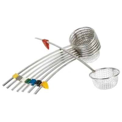 Immagine di Combrichon Set di colini per fonduta, in Acciaio Inox, 4 Pezzi