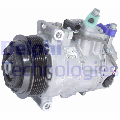 Immagine di DELPHI TSP0159961 compressore Aria Condizionata Denso 6SEU16C PAG 46 con olio MERCEDES BENZ: Classe C Sedan, T modell