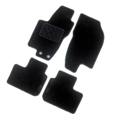 Immagine di AutoStyle Set tappetino Velluto anteriore e posteriore nero TM JE511V