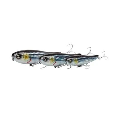 Immagine di Savage Gear Bullet Mullet Surface Lure Illusion White 8cm (8g) Artificiale di superficie