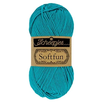 Immagine di Scheepjes Softfun 2511 Buio Turchese Filato 10x50g