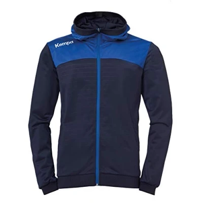 Immagine di Kempa Emotion 2.0 Hood Jacket, Felpa Uomo, Blu Navy (Navy/Royal), 4XL