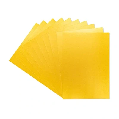 Immagine di Crafter&#039;s Companion CP10 OGOLD Centura Pearl Singolo Colore 10 Foglio di Confezione, Old Gold, One Size, unità