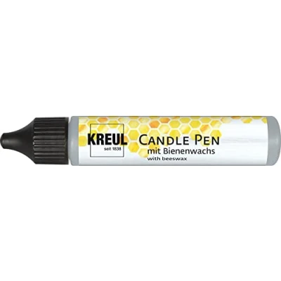 Immagine di Kreul 49713 PicTixx Penna per candele, 29 ml, colore argento, a base di cera liquida, scrivere, decorare e dipingere con punta fine