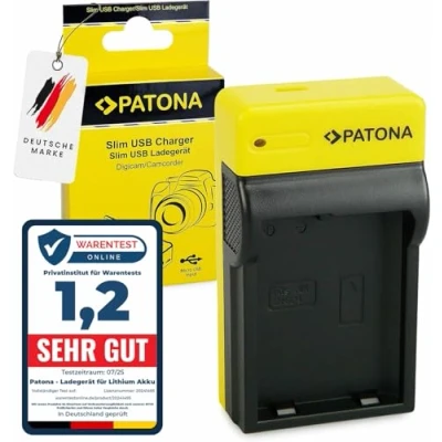 Immagine di PATONA Slim Caricatore per EN EL14 Batterie Compatibile con Nikon P7000 P7100 P7700 P7800 D5100 D5200 D5300 D5500 D5600 Df D3100 D3200 D3300 D3400