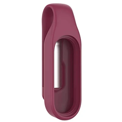 Immagine di NEO+ Supporto Clip Compatibile con Xiaomi Mi Band 3 e 4, Sostituzione Cinturini. Colore Bordeaux.