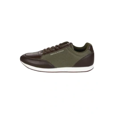 Immagine di Tommy Hilfiger Uomo Sneakers da Runner Mix Profilo Basso, Marrone (Cocoa), 44