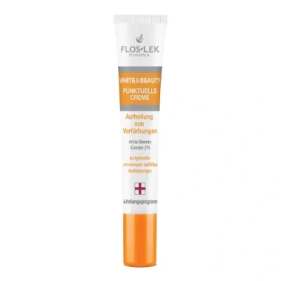 Immagine di FLOSLEK Crema sbiancante per macchie e lentiggini 20 ml riduce l&#039;intensità dello scolorimento, lenisce il rossore protegge la pelle Dermatologicamente testato