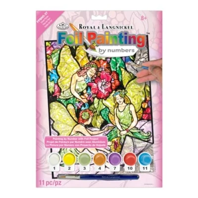 Immagine di Royal Langnickel Kit per dipingere con i numeri, motivo: fatine dei fiori
