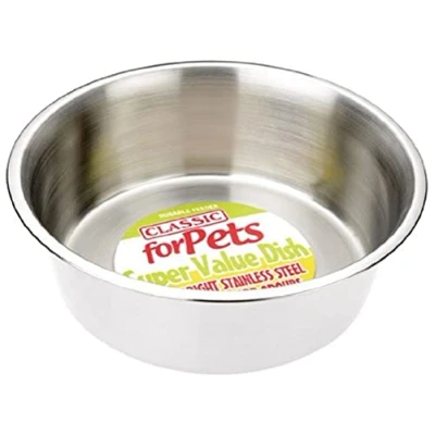 Immagine di Classic Pet Products Super Value Pirofila in acciaio inox, 4700 ml
